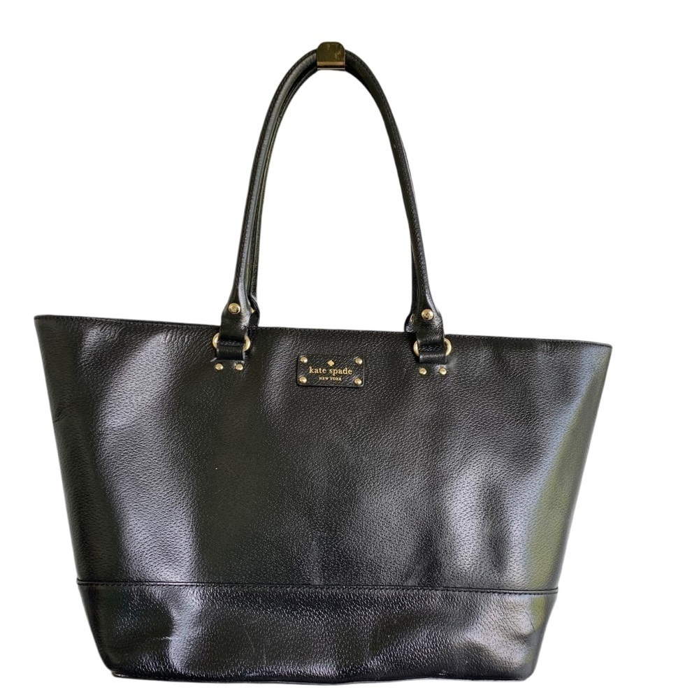 Kate Spade New York Wellesley Medium Harmony Black Tote Bag Handbag Purse